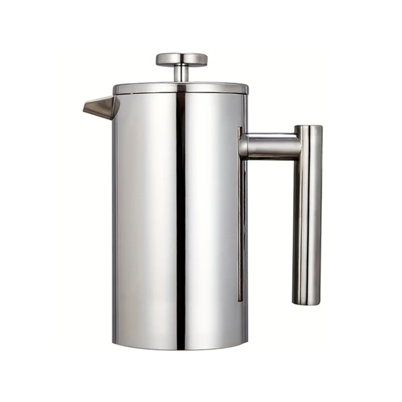 A39M Coffee Press Tea Brewer Stainless Steel French Press Coffee Maker 600ML Double Wall Insulated