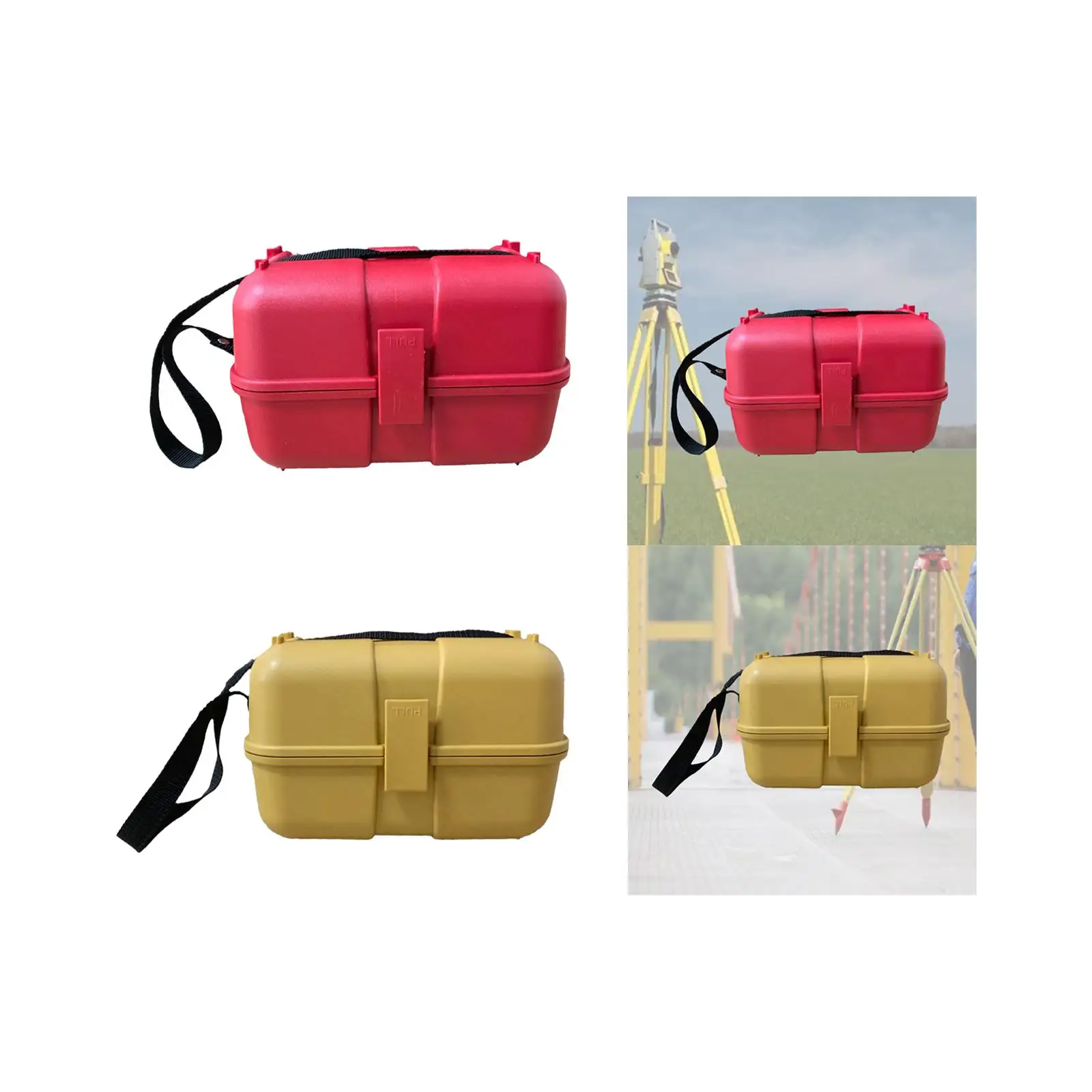 Surveying and Mapping Instrument Box Level Carrying Case Lightweight Versatile Storage Case for Prism Set Theodolite