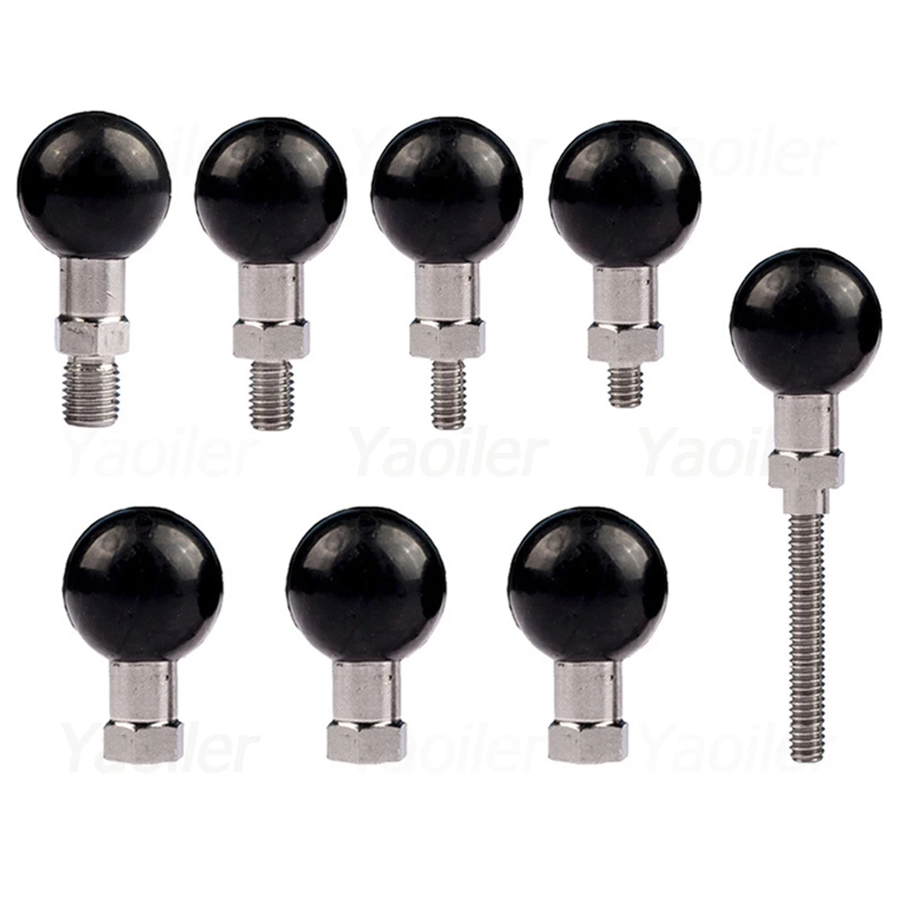 1 inch Ballhead Mount Adapter Motorcycle Bike Phone GPS Holder M10 M8 M6 1/4