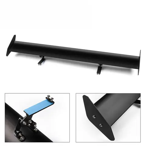 Para coches universales Hatchback Premium sin taladro aleación de aluminio alerón trasero ala ajuste directo estilo Exterior mejora el Kit de carrocería parte