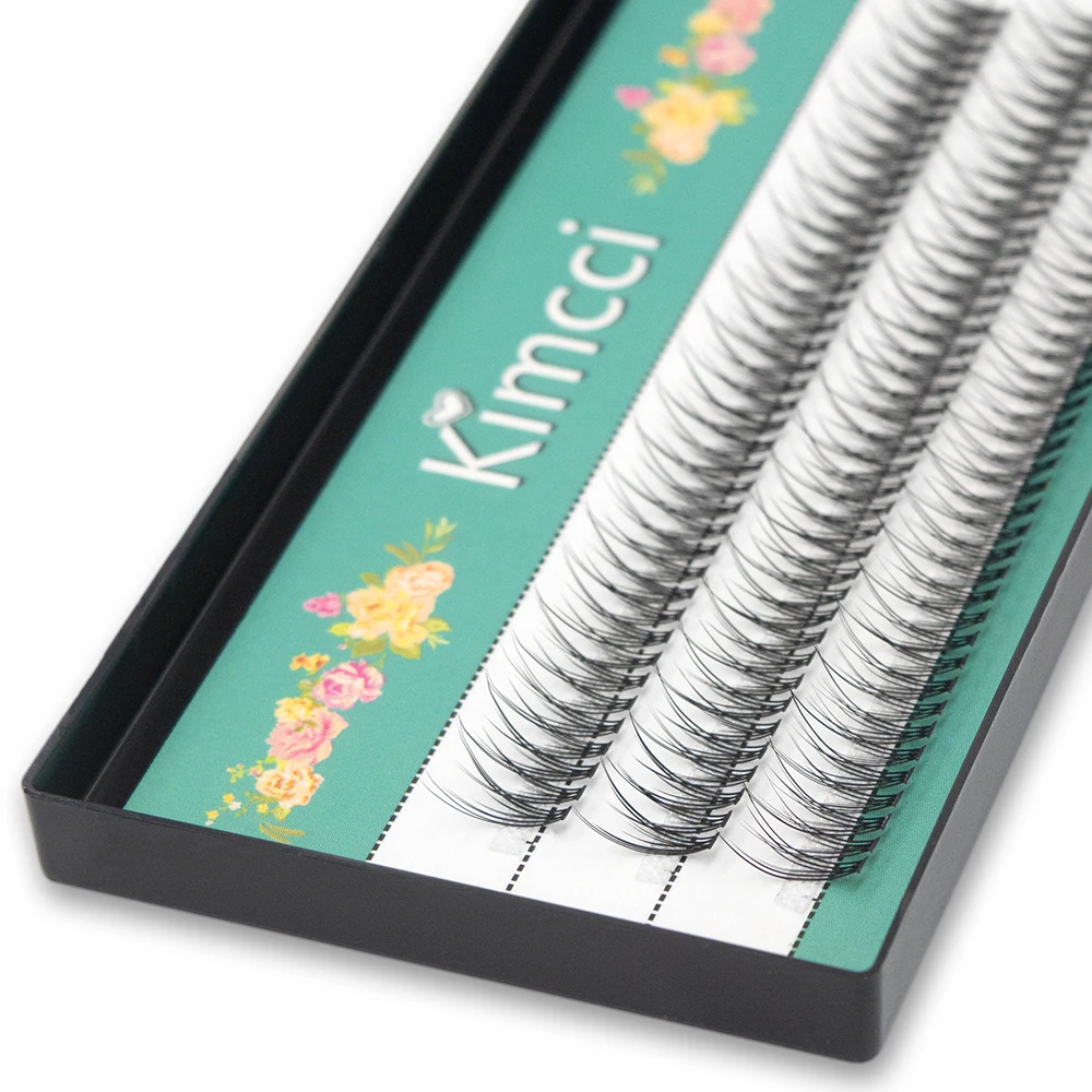 Kimcci Dovetail Fly Eyelashes Natural Soft Fasle Fake Eyelashes 0.07mm Extension Natural Slender Cross False Eyelashes