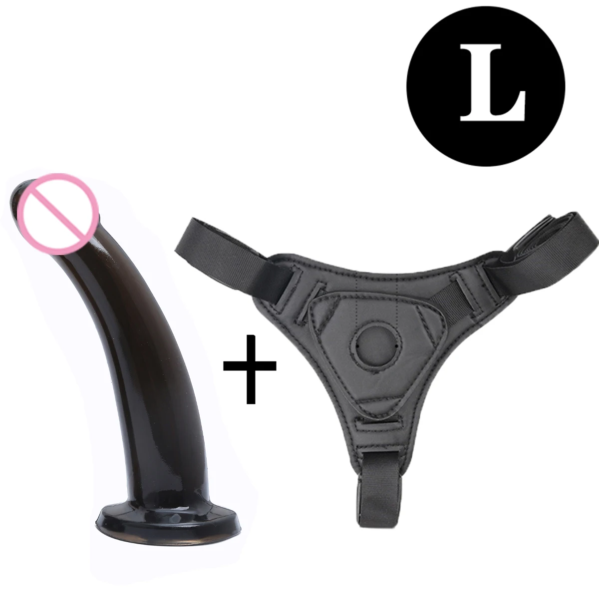 Double Penis Dual Ended Strapon Ultra Elastic Harness Belt Strap On Dildo Adult Sex Toys for Woman Couples Anal Soft Dildo