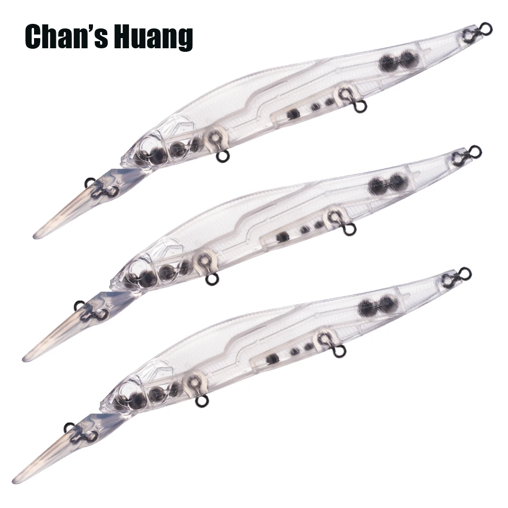 

Chan's Huang 10 шт./лот Плавающий Гольян Джеркбейт воблер без рисунка искусственная подводная лучшая жесткая приманка Неокрашенная рыболовная приманка гольян