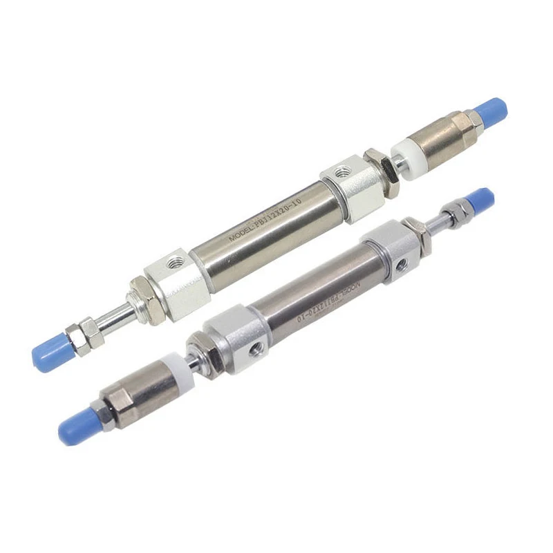 

PBJ Stainless Steel Mini Cylinder with Magnetic Switch Adjustable Stroke Double Rod Air Cylinder PBJ12-15-10-S PBJ12-150-50-S