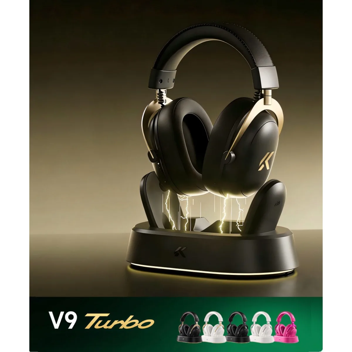 MCHOSE V9 Turbo+ Lightweight Gaming Headset 60mm Driver 7.1 