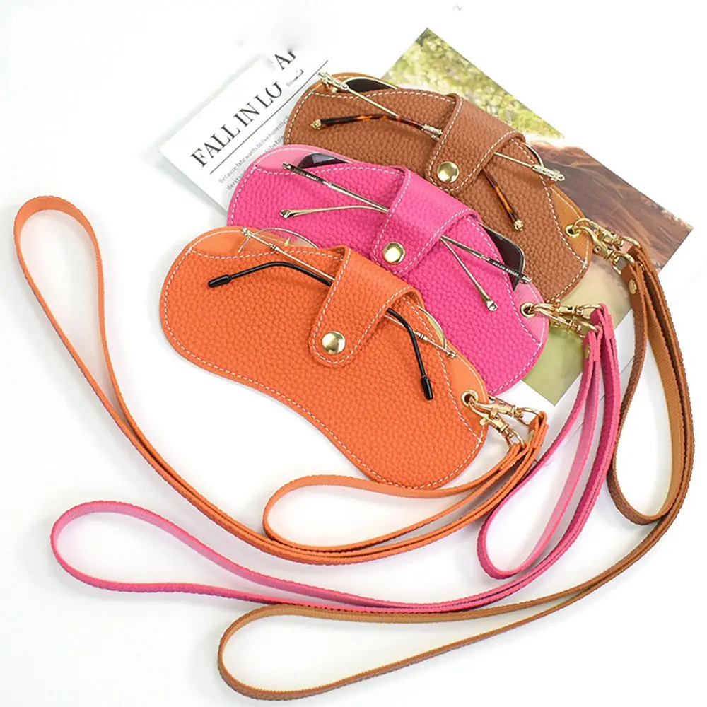 Reading Glasses Glasses Storege Case Eyewear Cover Eyewear Protector PU Leather Glasses Case Eyewear Pouch Sunglasses Pouch