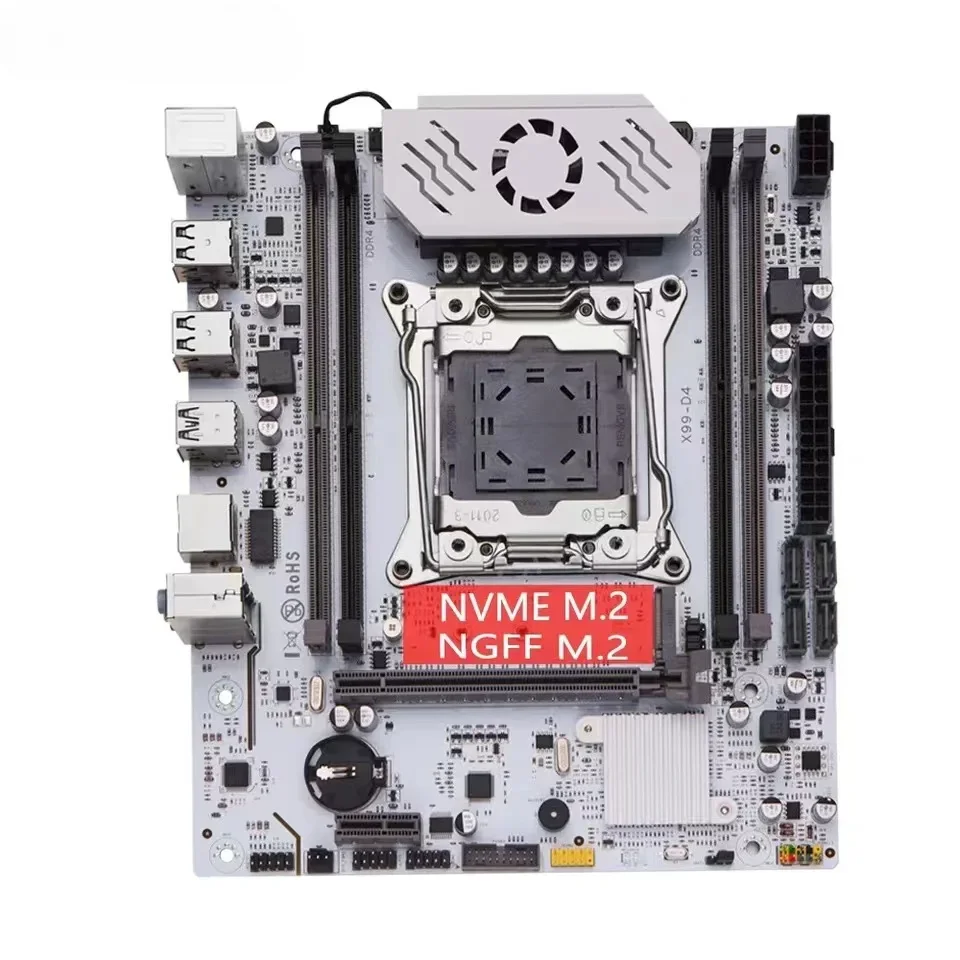 

QIYIDA X99 motherboard D4 LGA 2011 3 with M.2 slot Support X99 C612chip DDR4 Memory SATA3.0 USB3.0 PCI16X