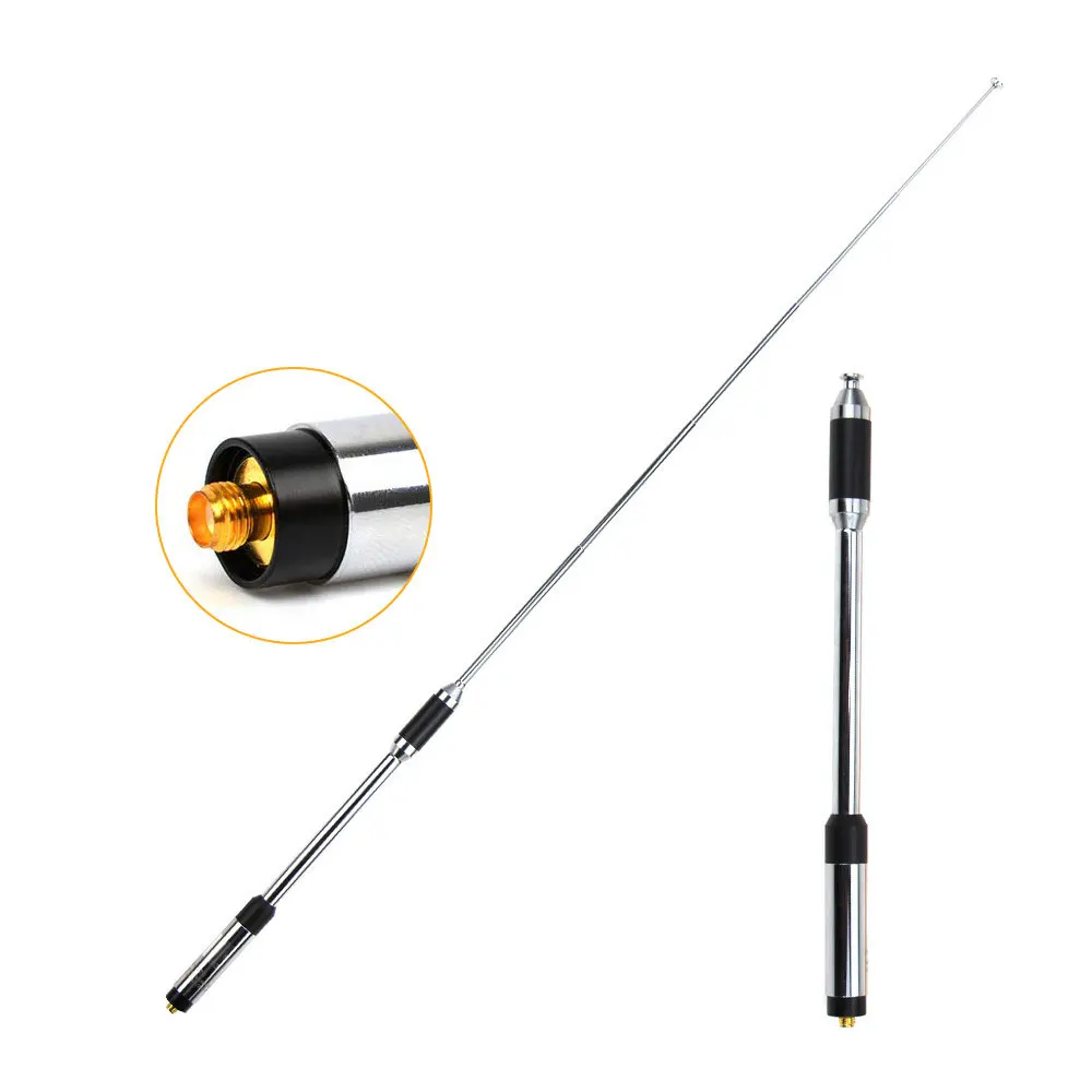 

RH770 Dual Band 144/430MHz High Gain SMA-Female Telescopic Handheld Radio Antenna for Harvest Kenwood BAOFENG WALKIE TALKIE