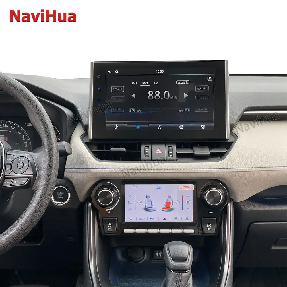 

Android System Air Conditioner Control AC Screen Climate Board for Toyota Rav4 2020 2024 LCD Touch Screen Digital AirCon