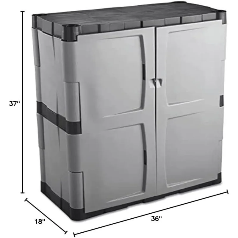 home.Freestanding Storage Cabinet with Doors, 18