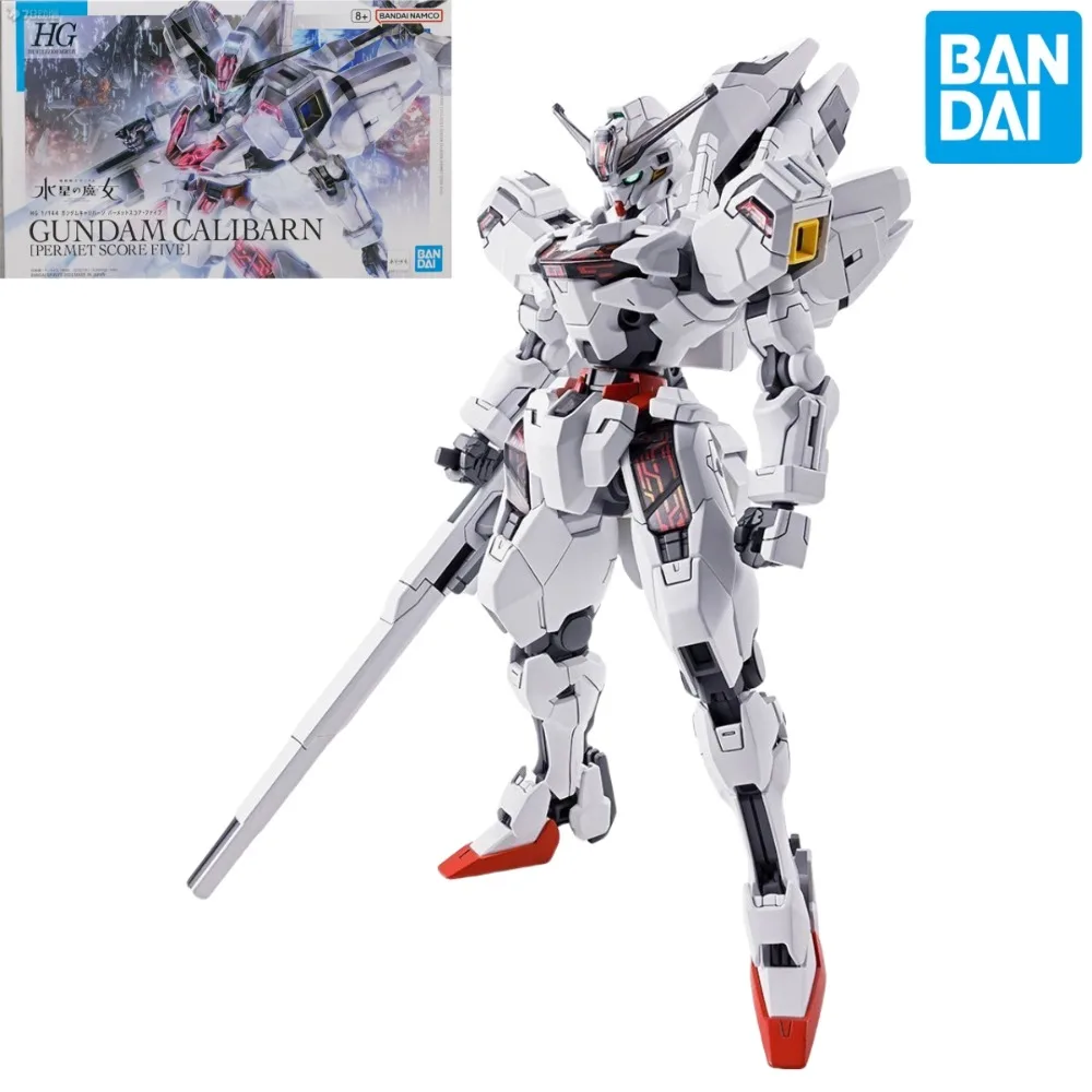 BANDAI Anime Model PB Limited HG 1/144 GUNDAM CALIBARN [PERMET SCORE FIVE] Ver. Action Figures Assembly Collection Toy Gift