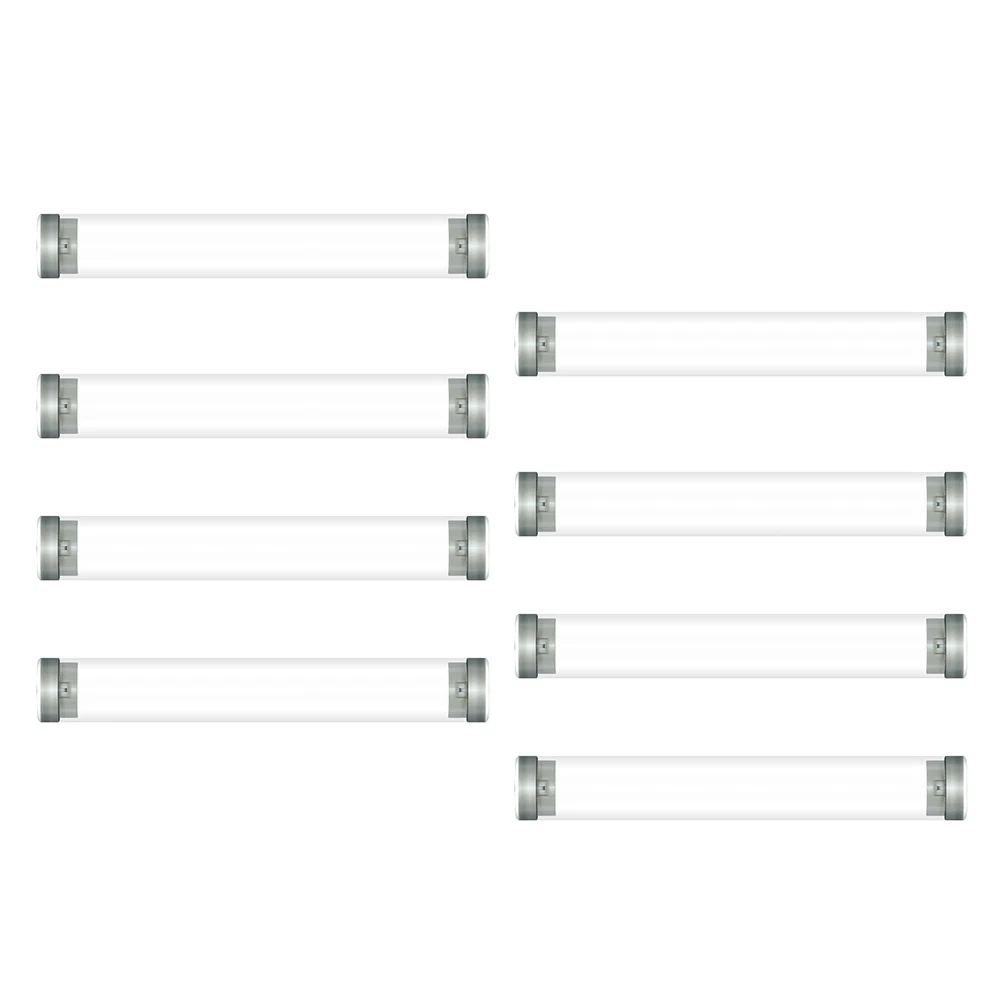 8pcs Pen Box Plastic Storage Tube for Pencil Storage Case Pens Pencils Cylindrical Pen Box Gift Kids Students