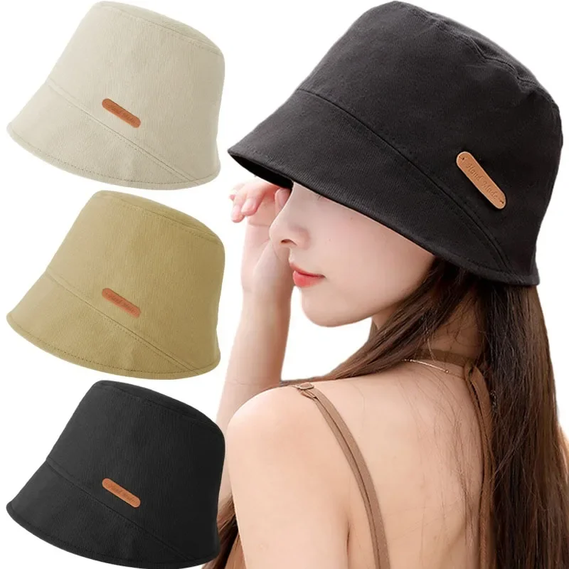 Foldable Fisherman Hat Washed Denim Bucket Hats Unisex Fashion Bob Caps Hip Hop Gorros Men Women Panama Bucket Cap 2024 NEW