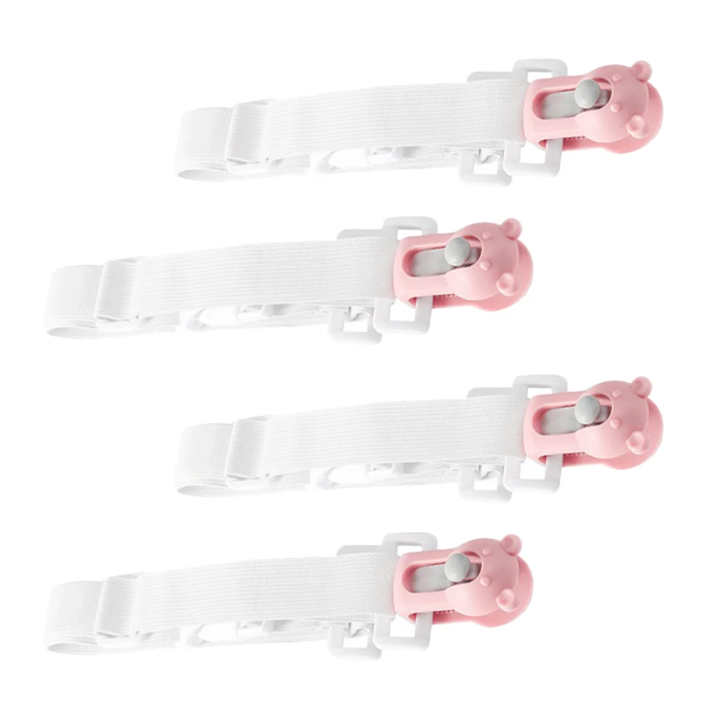 4 Pcs Quilt Holder Blankets Clips Comforter Fixing Duvet Nordic Bed Sheets Holders Fastener Quilts Fixers Straps Clamps Child