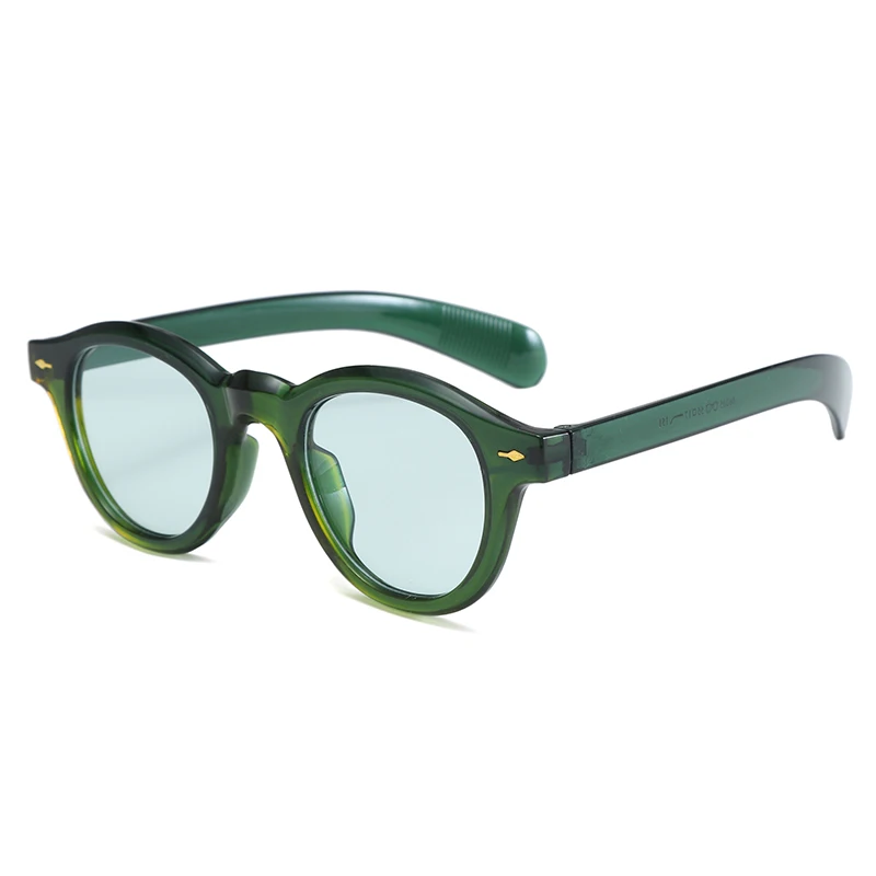 خمر النظارات الشمسية المستديرة النساء الرجال الاتجاه الكلاسيكي العلامة التجارية نظارات شمسية القيادة الصيد النظارات سيدة رجل UV400 نظارات واقية