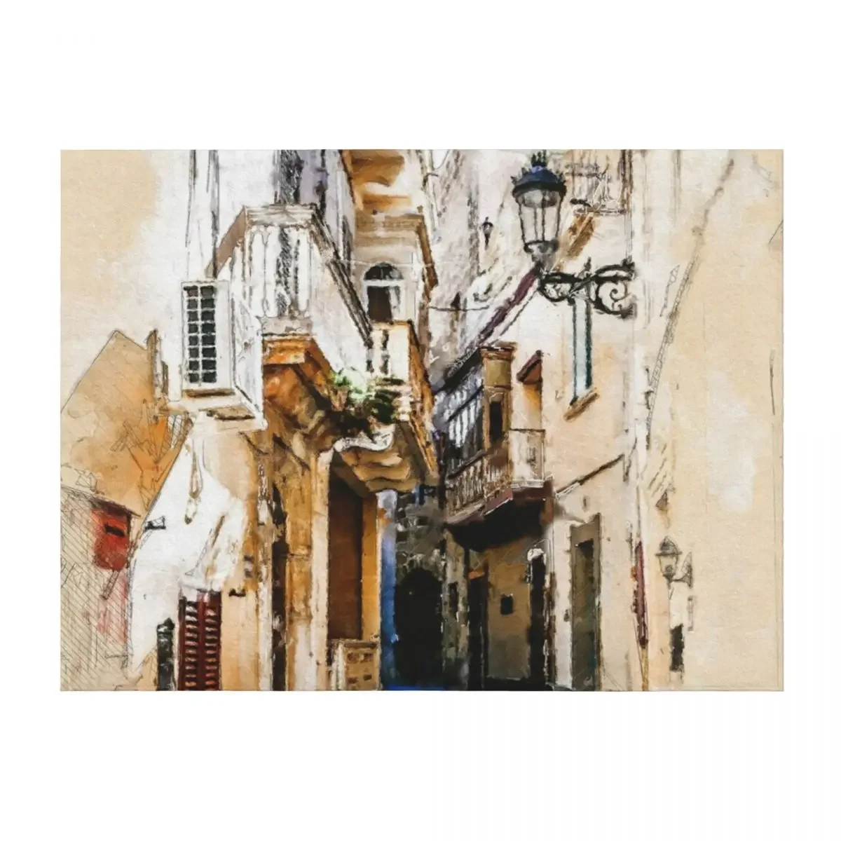 

Malta Gozo Comino #malta #gozo Throw Blanket Retros Single Winter beds Warm Blankets
