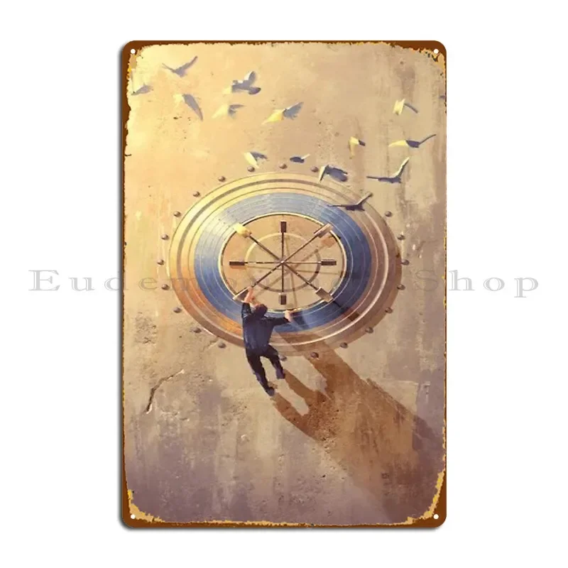 Escape From Problems Metal Signs Party Personalized Wall Decor Bar Sign Tin Sign Poster