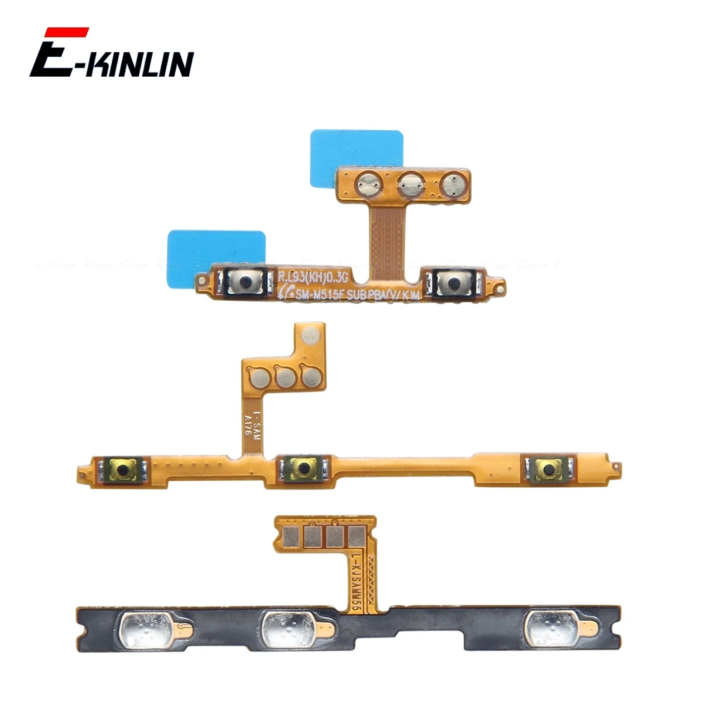 Power Switch On Off Volume Side Button Key Flex Cable For Samsung Galaxy M55 5G M52 M36 M33 M32 M23 M22 C55