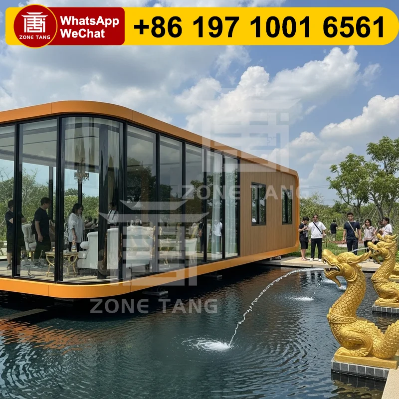 

Prefab Capsule House Prefabricated House Prices Manufactured Homes For Sale Apple Capsule Home Beach House Prefab Capsule Houses