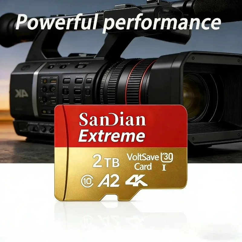 2026 Micro TF/SD Memory Card with 128GB and 1TB Class10, Mini Card for Camera, Tablet Devices and Phone.