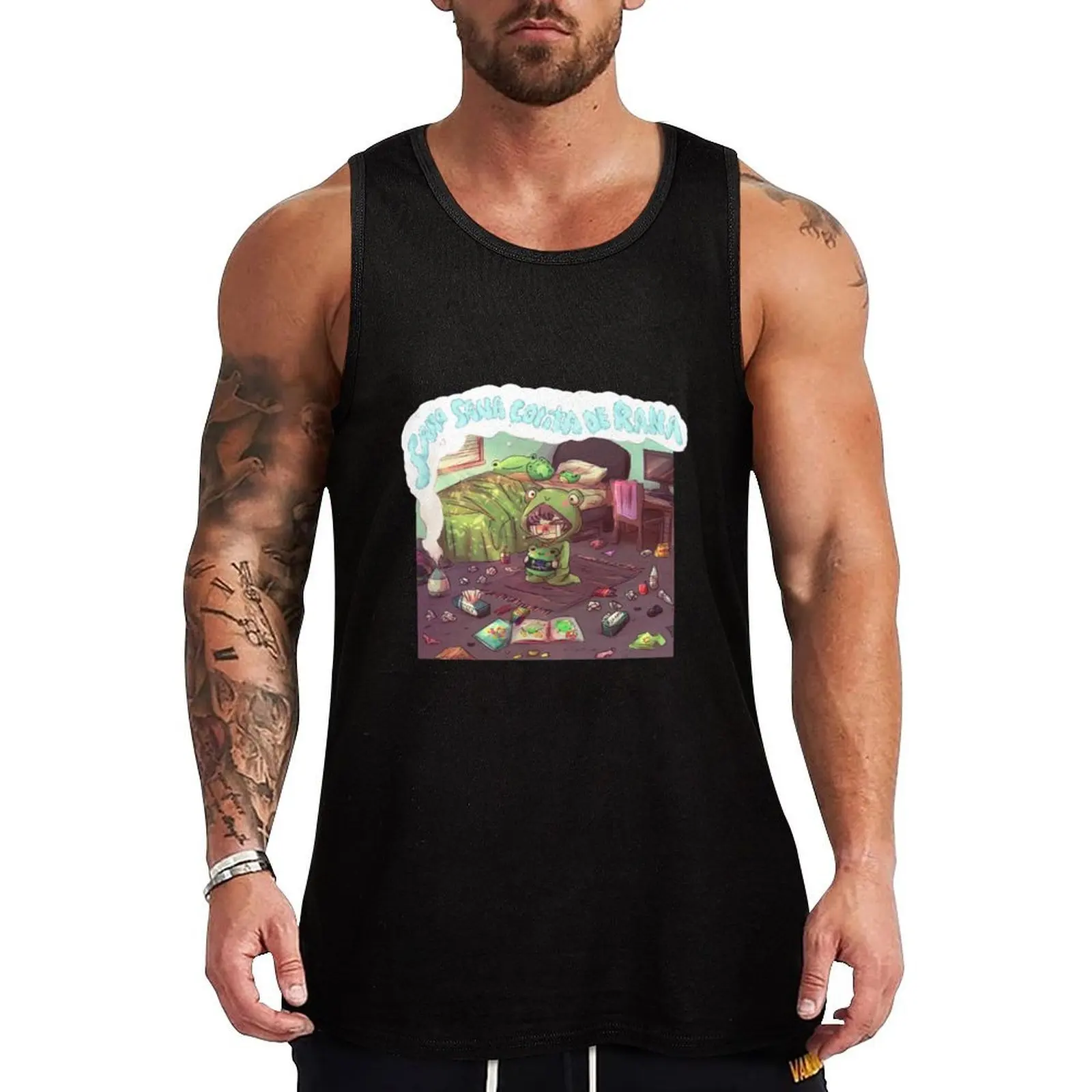 Camiseta sin mangas Sana Sana Colita de Rana, camiseta deportiva sin mangas para entrenamiento