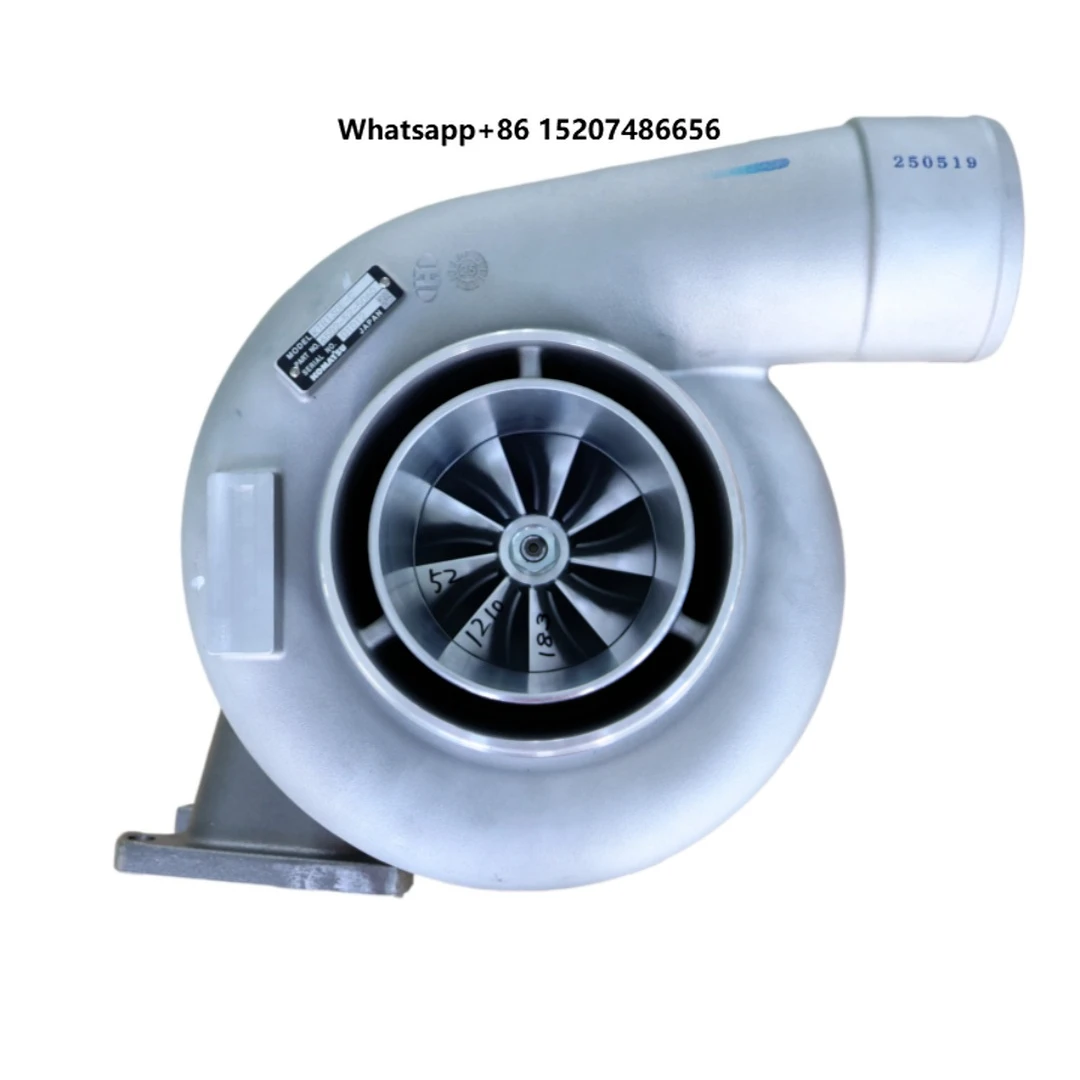 6502-52-5060 Komatsu Turbocharger Fits PC1250-11 Excavator Engine High Efficiency  Heat Wear Resistant Stable Performance