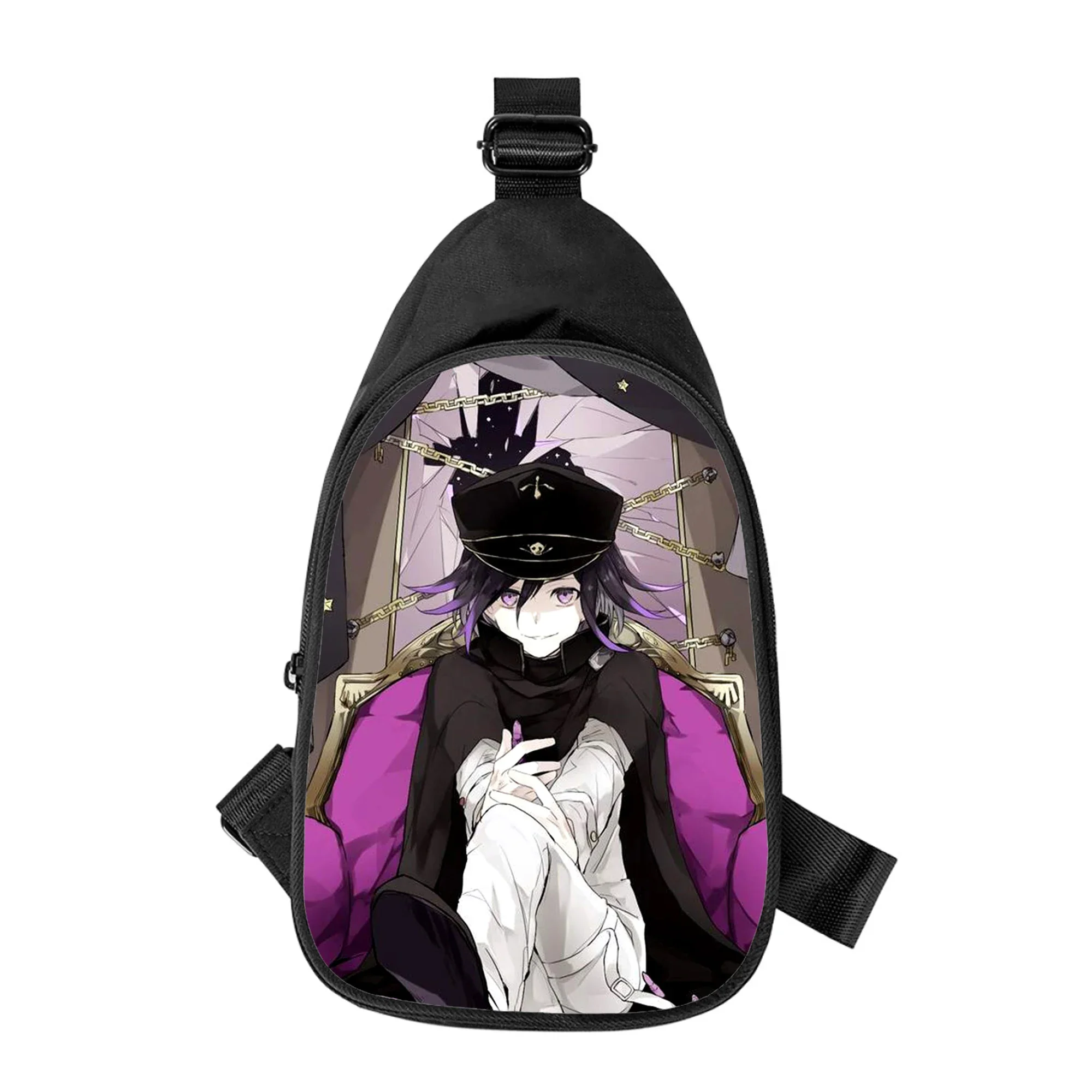 Danganronpa V3 3d Print Nieuwe Mannen Cross Borst Tas Diagonaal Vrouwen Schoudertas Echtgenoot School Taille Pack Mannelijk Borstpakket