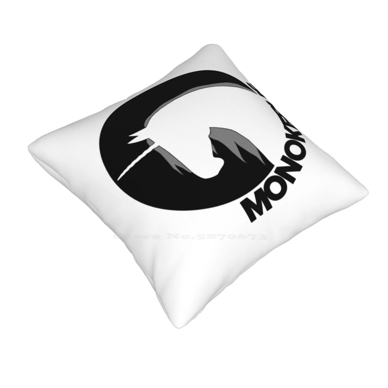 Black Monokerus Logo Bedroom Office Hug Pillowcase Unicorn Monokerus Esme Silverforce Star Stable Influencer Graphic Design