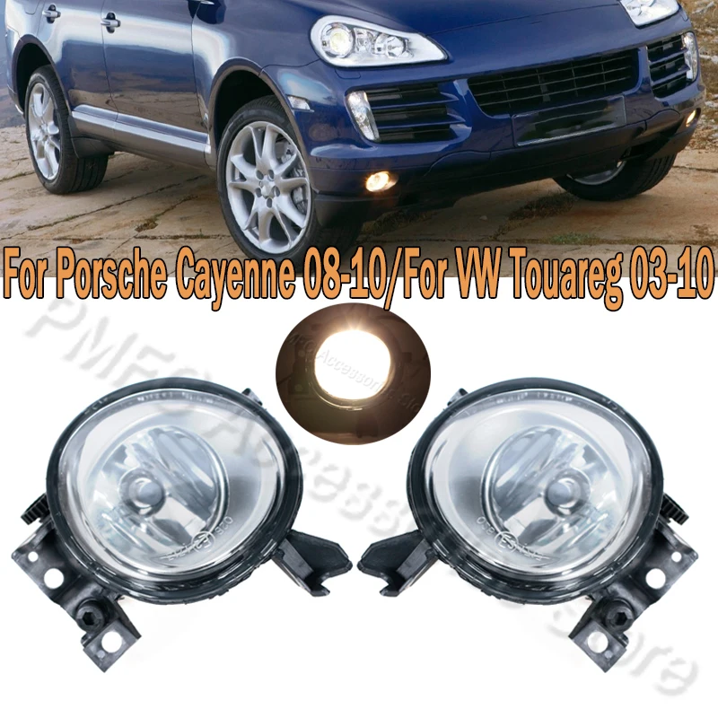 

Car Foglamp Front Bumper Fog Light Assembly With Bulb For VW Touareg 2003-2010 For Porsche Cayenne 2008 2009 2010 7L6941699F