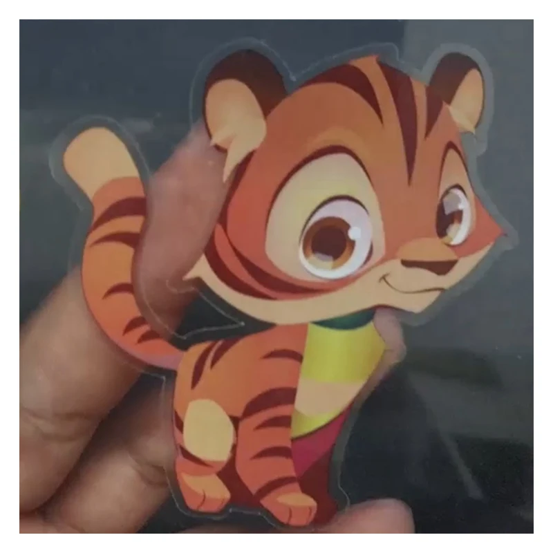 Transparante Sticker Label Voor Full Color Custom Afdrukken