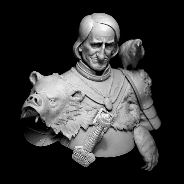 

1/10 Resin Model Bust Kit Colorless Self Assembly A-1955