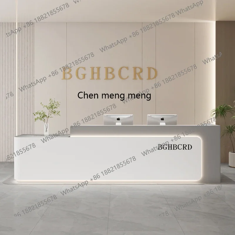 A139 Eenvoudig Modern Bedrijf Receptie Hotel Bar Tafel Verkoopafdeling Lobby Service Bureau Schoonheidssalon kassa