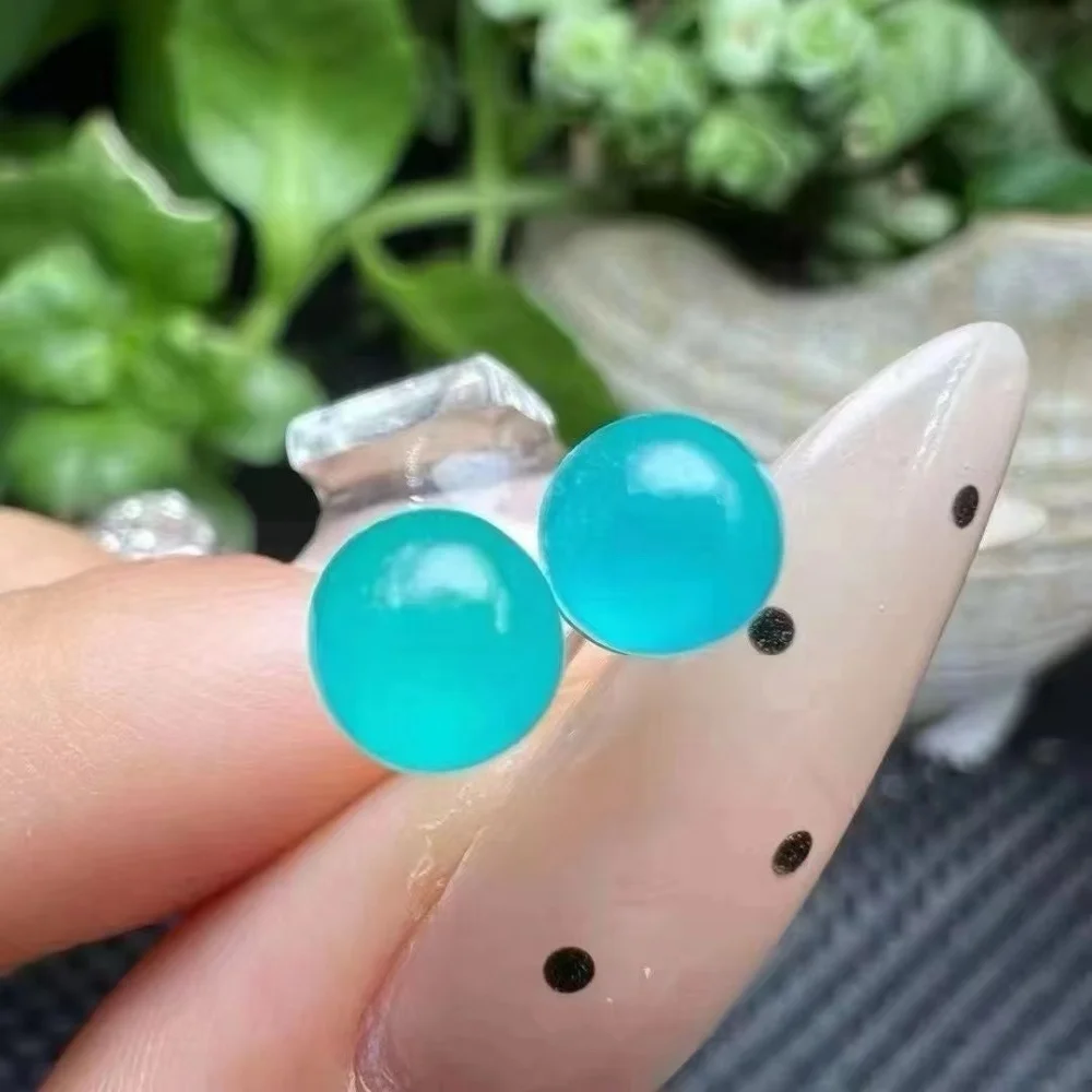 S925 Sterling Silver Natural Amazonite Earrings Fashion Elegant Jewelry Crystal Women's Birthday Gift Mature Charm