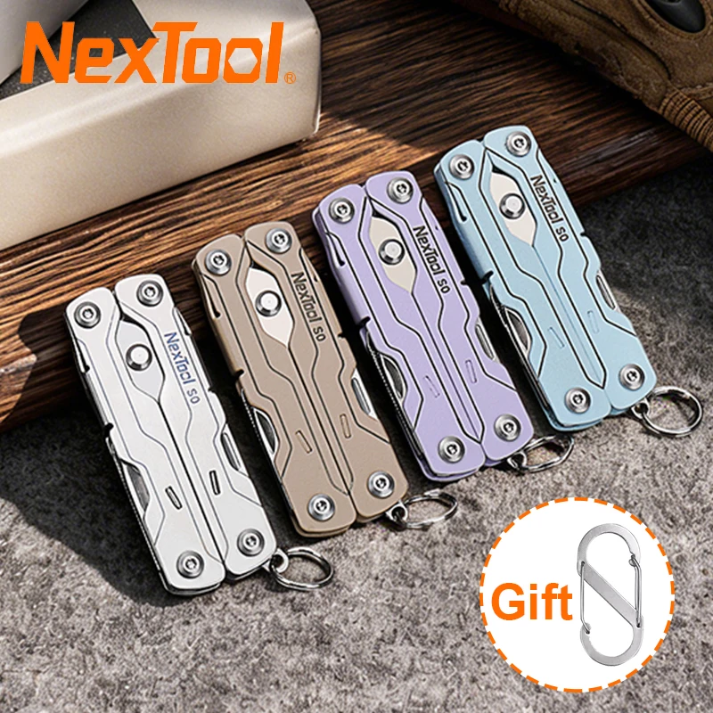 

NexTool Mini Sailor Scissors S0 8 In 1 Multitool Screwdriver Pocket Folding EDC Tool for Travel Portable Keychain Tools