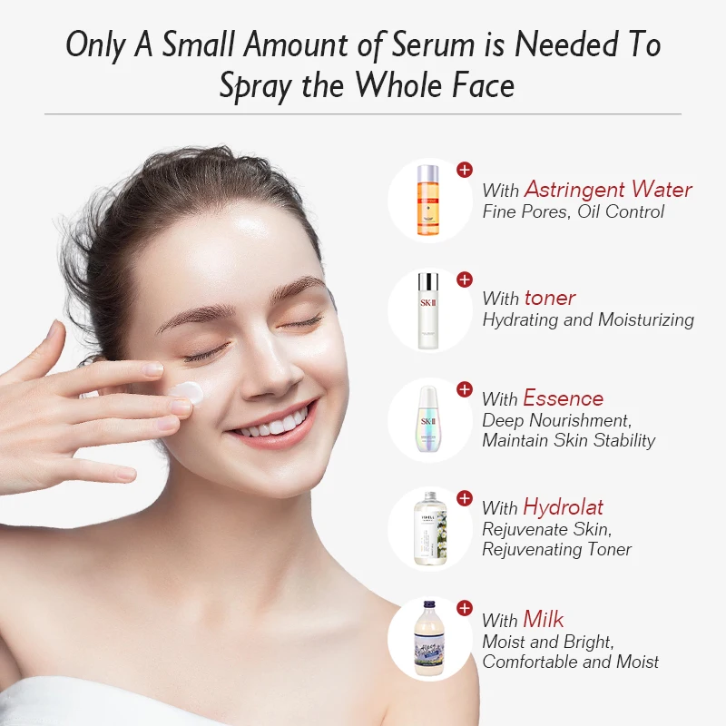 Hydra Water Oxygen Injector Nano Mist Airbrush Facial Deep Cleaning Skin Treatment Home Use Beauty Salon Equipment