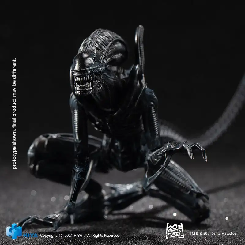 HIYA Exquisite Mini Series ALIENS Crouching Alien Kokor Action Figure, Movie PREDATOR, Collection Model Gift, 1:18, En stock