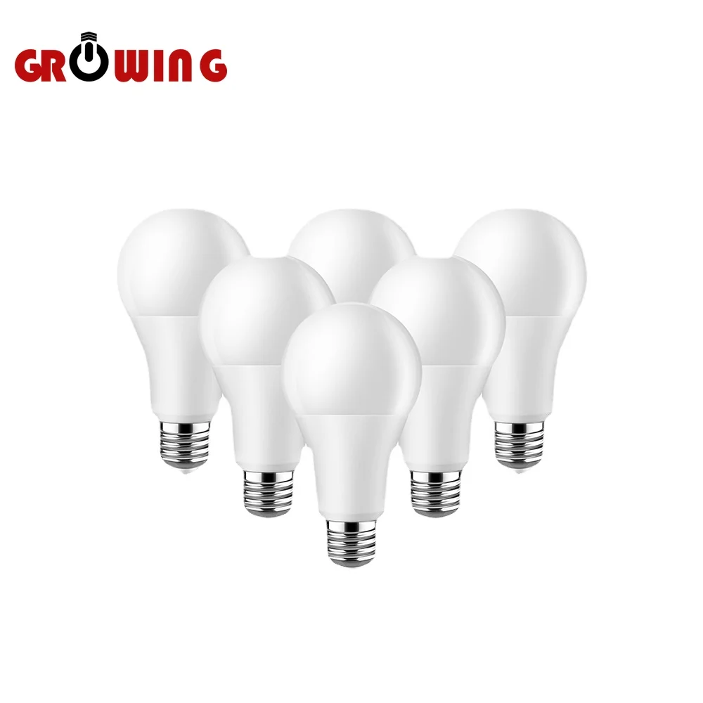 

2022 Focos High Brightness LED Bulb Lamps A60 E27 B22 AC220V-240V 15W Power 3000K/4000K/6000K Lampada Energy Saving Lamp