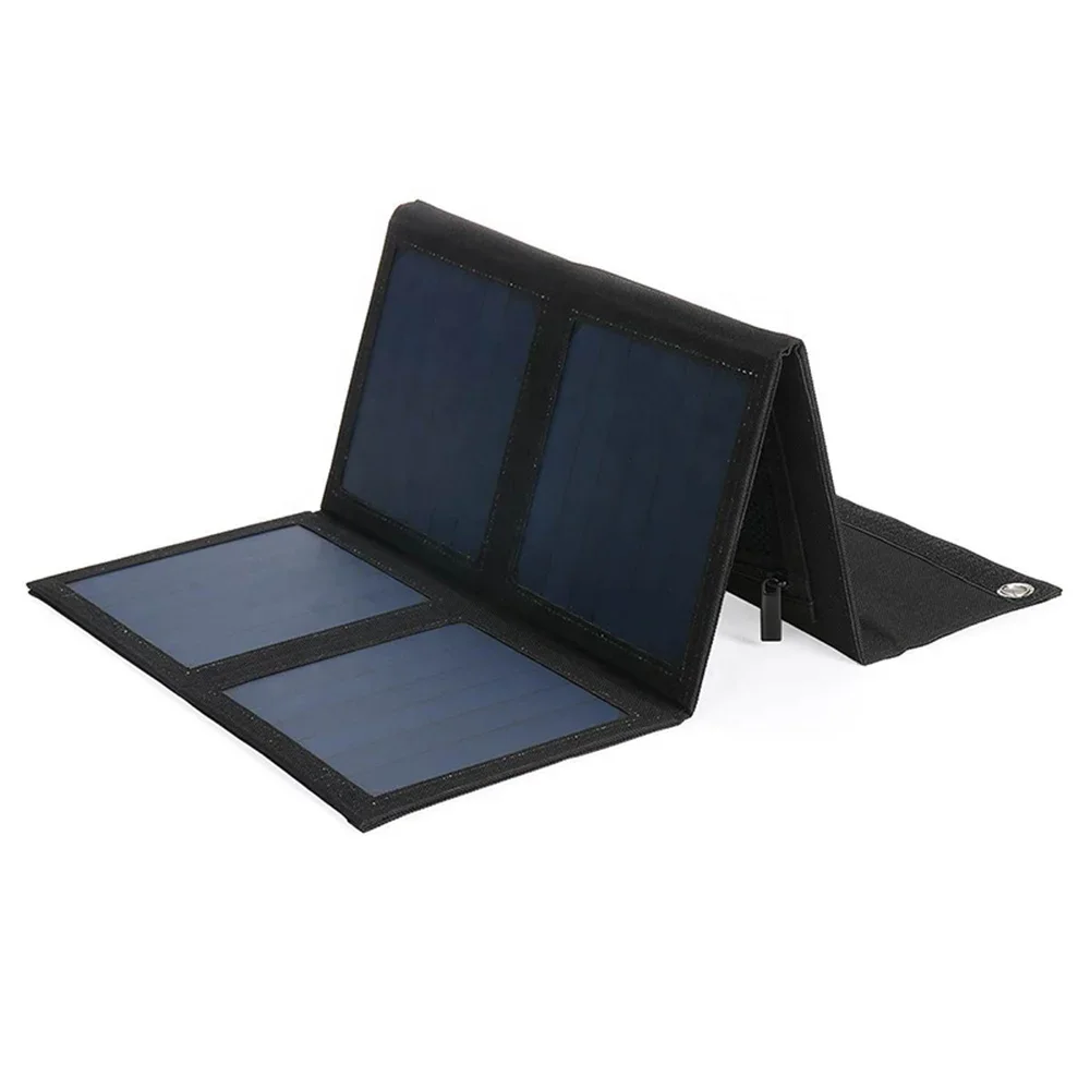 25W USB Chargers Strongr Waterproof Solar Panel Set Sunpower Foldable Solar Charger for Mobile Devices Portable Solar Panels