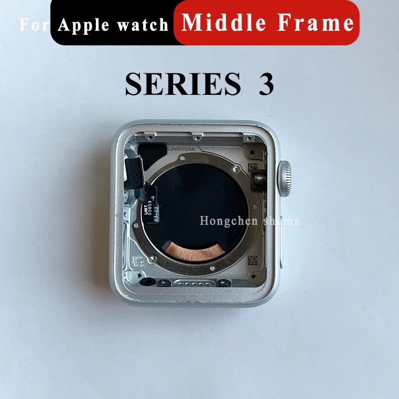 Aluminum Middle Frame With Side Roller Digital Crown For Apple Watch Series 3 GPS 38mm 42mm Original Assembly Replacement