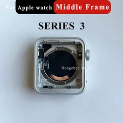 Aluminum Middle Frame With Side Roller Digital Crown For Apple Watch Series 3 GPS 38mm 42mm Original Assembly Replacement