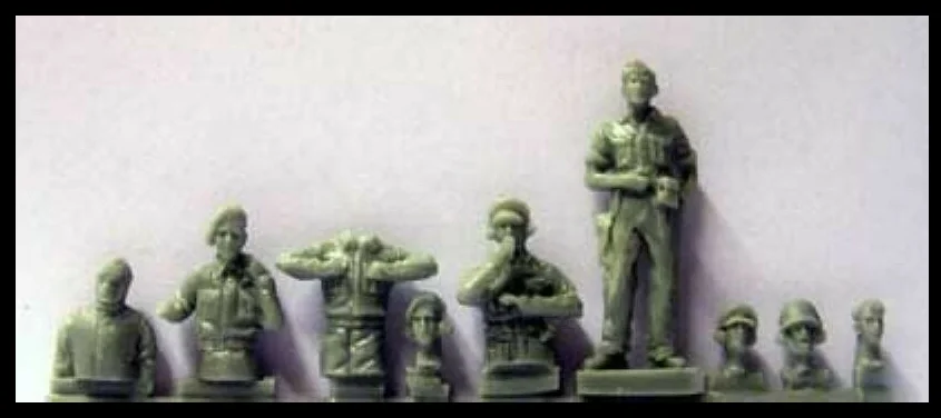 

1/72 литье под давлением смолы Британский Экипаж афв времен Второй мировой войны комплект для сборки солдатиков с 5 отделениями (Неокрашенный...