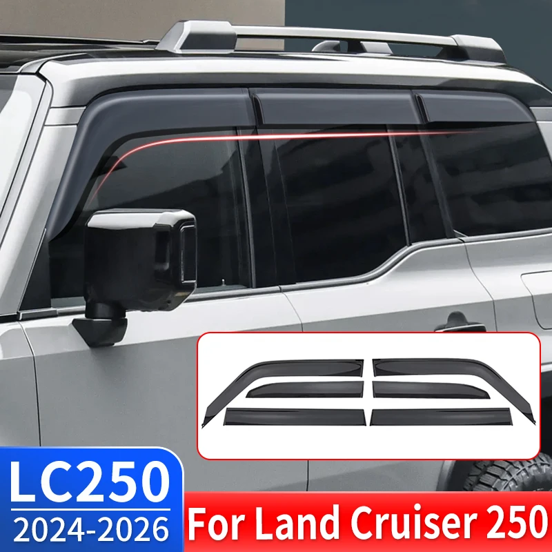 

For 2024 2025 2026 Toyota Land Cruiser 250 Prado Lc250 J250 1958 First Edition Car Side Window Deflector ,Upgrade Accessories