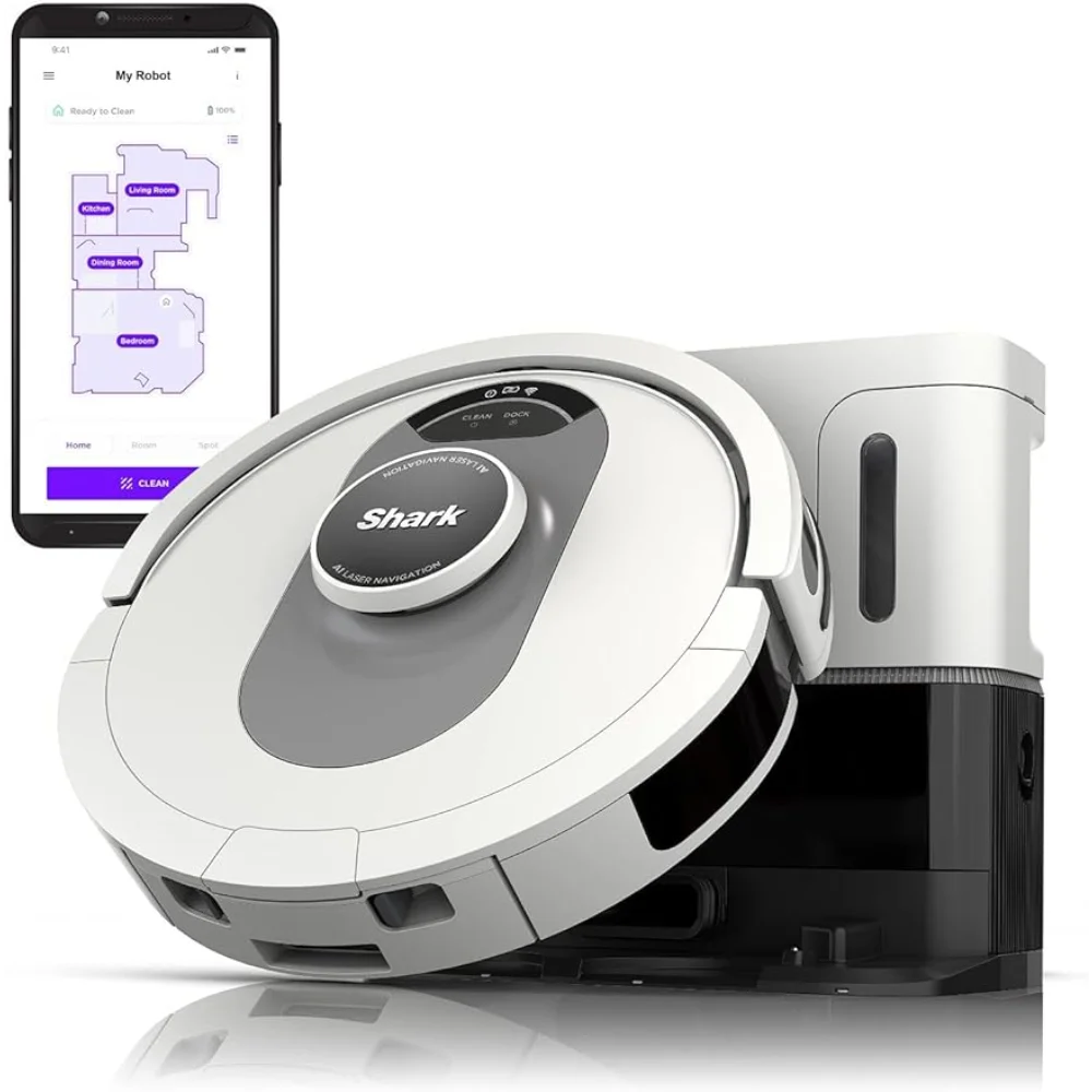 

Shark AI Ultra Voice Control Robot Vacuum with Matrix Clean Navigation, Home Mapping