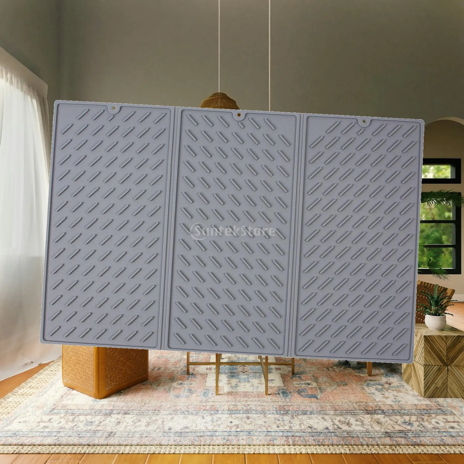 Drain Mat Dish Drying Mat Hot Pot Holder Nonslip Easy Clean Kitchen Mat Tray