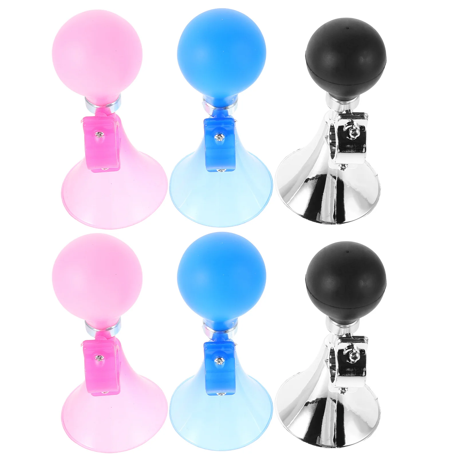 

6Pcs Bicycle Horn Loud Manual Air Horn for 's Bikes Tricycles Scooters Safe Handlebar Bell Cycle Bell