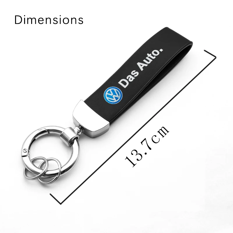 For VW Golf Tiguan Jetta GTI Transporter Passat Polo Touran Arteon Key Ring Sport Car Keychain Custom Car Emblem Gift With