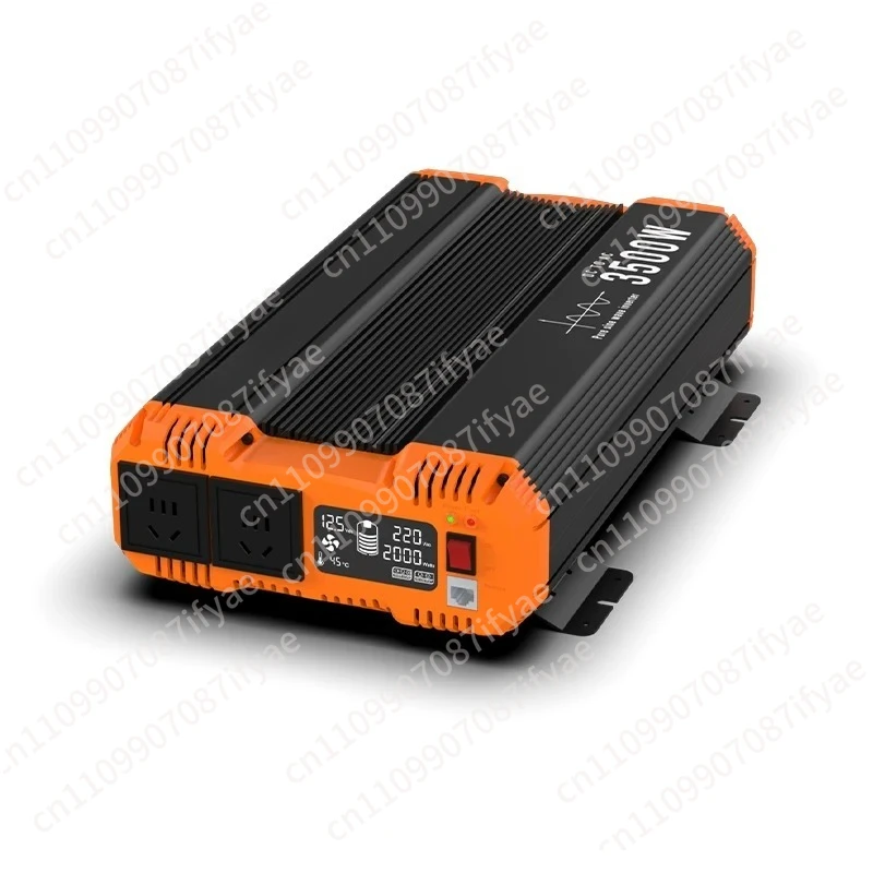 12V 24V 48V To 220V 230V LCD Display Auto Accessories Power  Pure Sine Wave Inverter Converter for Home Camping  and RV