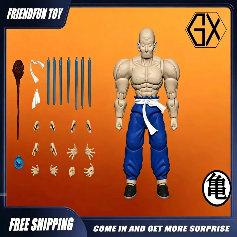 

GX 001A SHF Dragon Ball Z Master Roshi Action Figure 3.0 Blank Body Joint Mobility Anime Figures Collection Model Toys Ornament