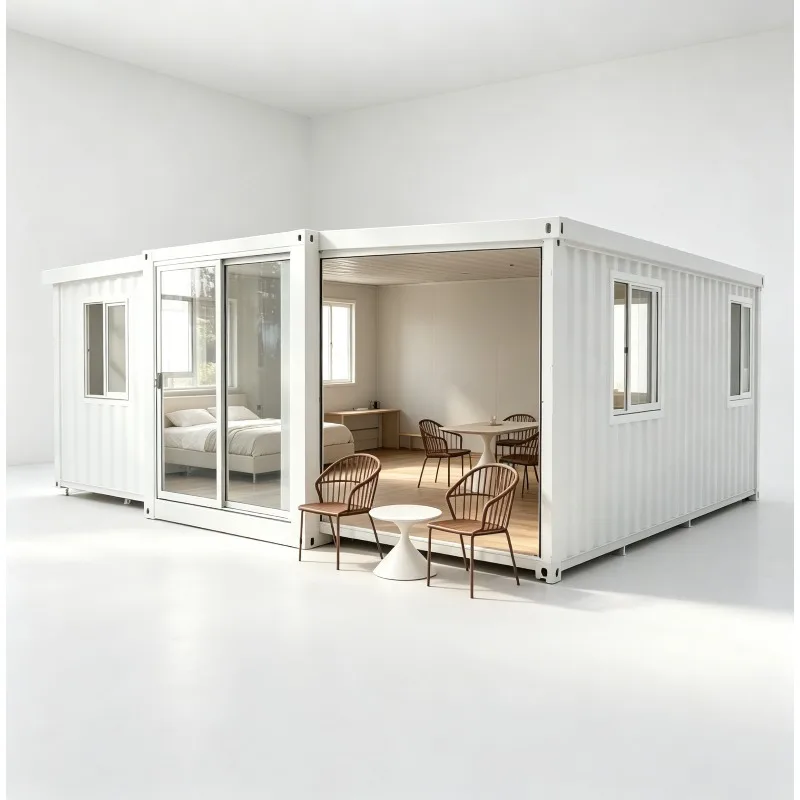 

40ft Expandable Container House Prefab Home with Kitchen Bathroom | Modular Tiny House for Villa Resort Family Vacation