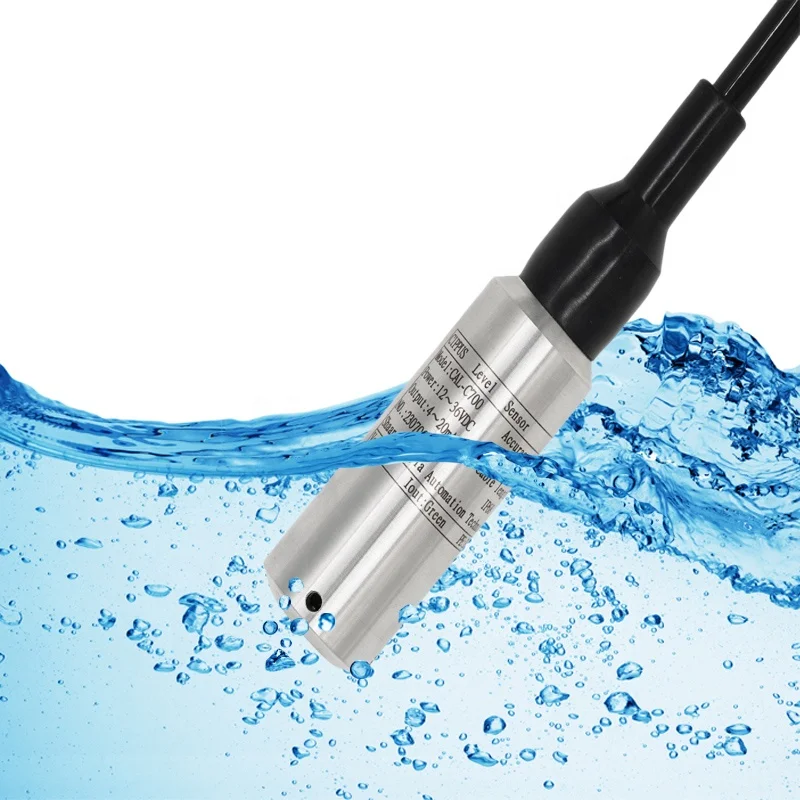 For Liquid Level Transmitter Measure 0-500M well river water level sensor For 4-20mA 0-5V 10V RS485 Output Level Sensor